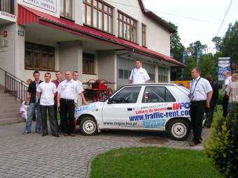 Kpa Rally Team przed CKSiT w egocinie.