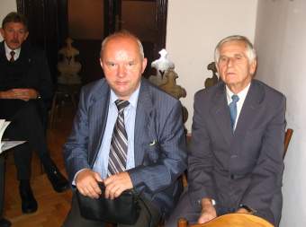 T. Olszewski i J. Burek na XXIII Zjedzie Bochniakw.