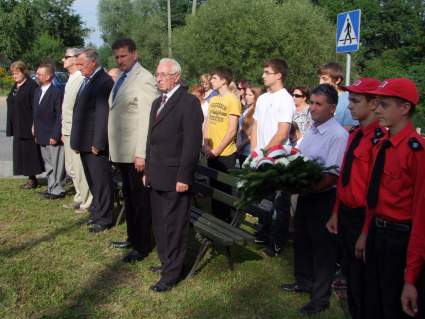 Uroczysto przed Pomnikiem Stefana Bohanesa w kcie Grnej - 01.08.2012 r.