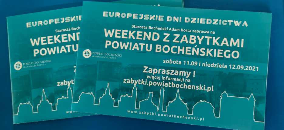 XIV Weekend z zabytkami powiatu bocheńskiego - 11-12.09.2021..