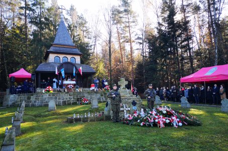 Uroczystość w Kamionce Małej.