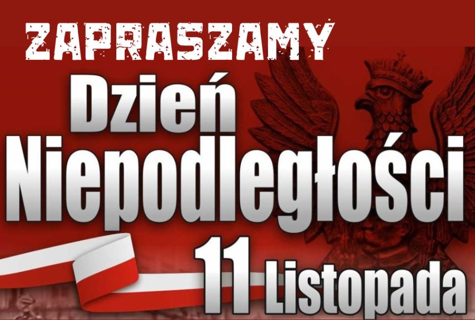 11.11.2025. Zaproszenie na gminne obchody Święta Niepodlgłości