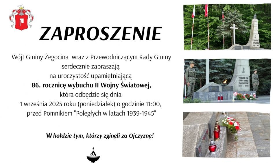 Zaproszenie na uroczystość.