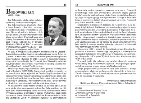 Żegociński Słownik Biograficzny nr 6.