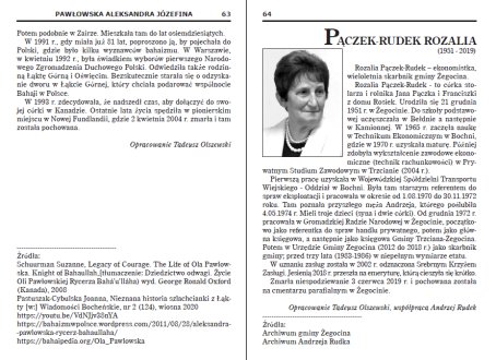 Żegociński Słownik Biograficzny nr 6.