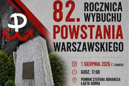 01.08.2026. Uroczystość w Łąkcie Górnej - zaproszenie