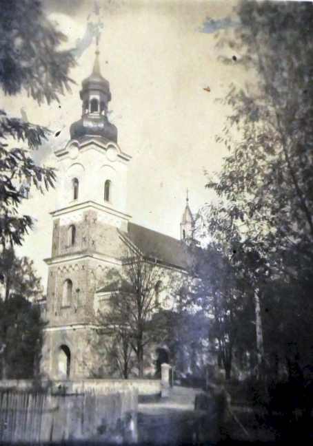 Kościół w Żegocinie. Zdjęcie z pracy Br. Kępy.