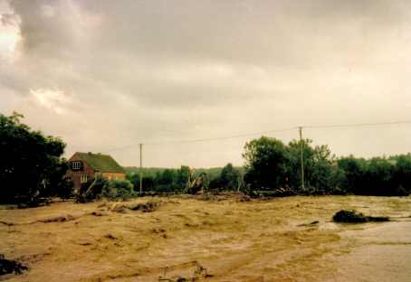 Powódź 1997 roku na terenie Łąkty Górnej