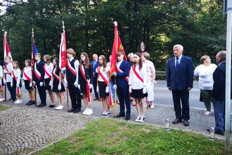 Uroczystość w 85 rocznicę wybuchu II wojny światowej.