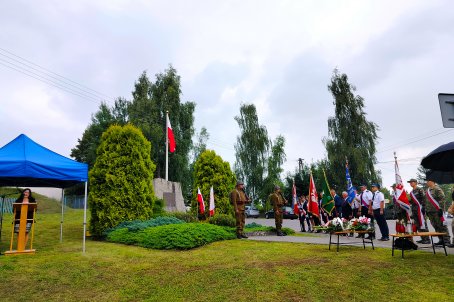 01.08.2025. Uroczystość patriotyczna w Łąkcie Górnej