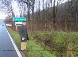 Kazunuerz Janiczek na miejscu akcji.